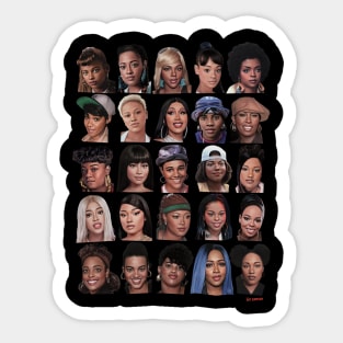 Queens of Rap Sticker